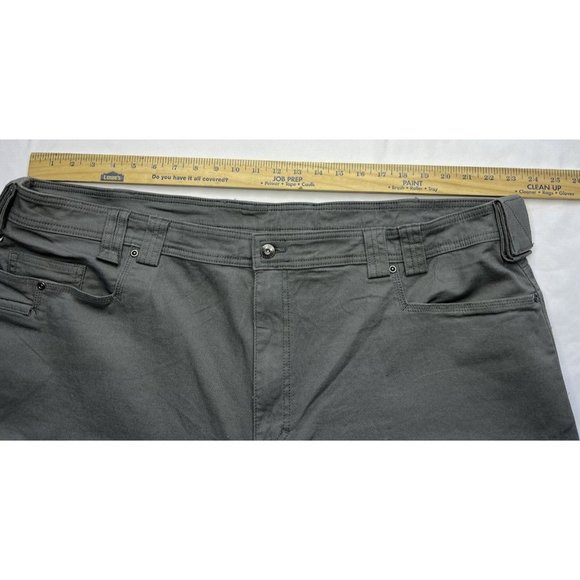 EUC Duluth Trading Men's Stretch Cargo Short with Belt Gray 48 Relaxed Fit - Picture 10 of 13